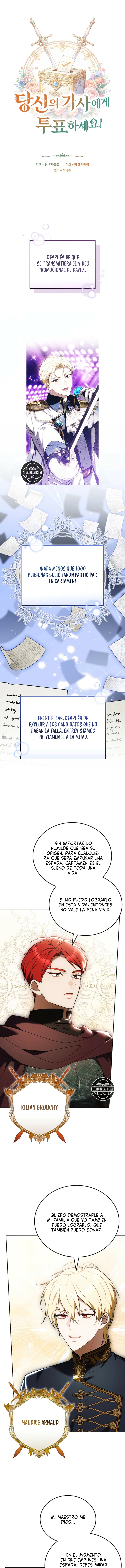 ¡Vota Por Tu caballero! capítulo 4 página 1