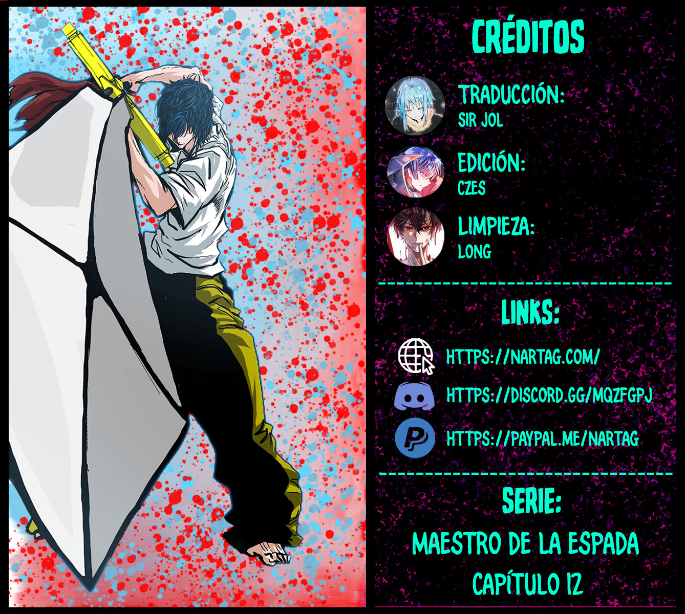 Maestro de la espada capítulo 12 página 1