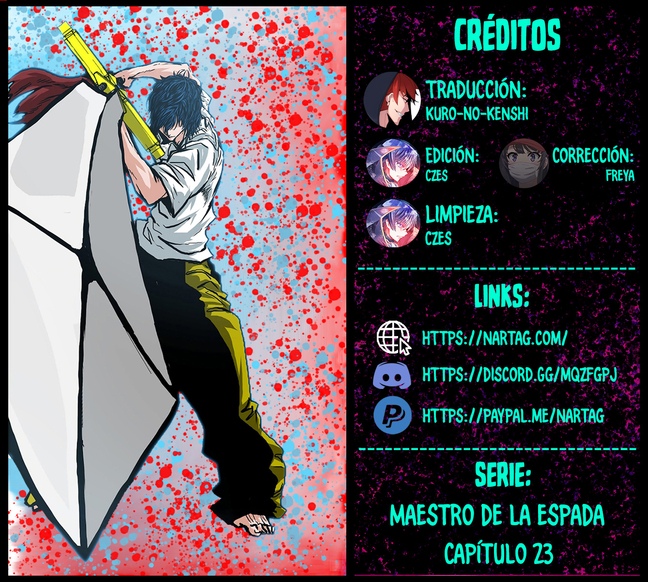 Maestro de la espada capítulo 23 página 1