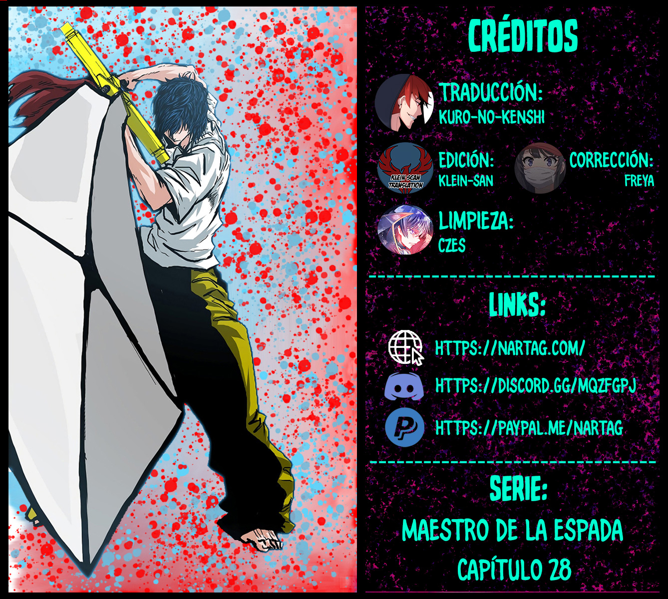Maestro de la espada capítulo 28 página 1