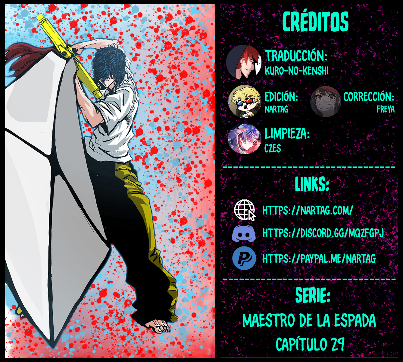 Maestro de la espada capítulo 29 página 1