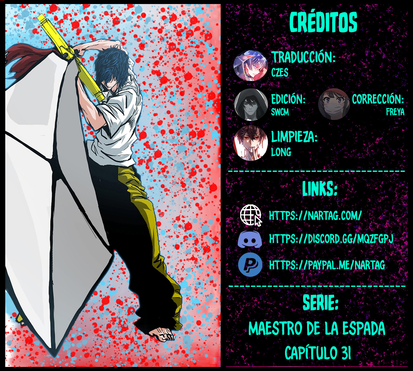 Maestro de la espada capítulo 31 página 1