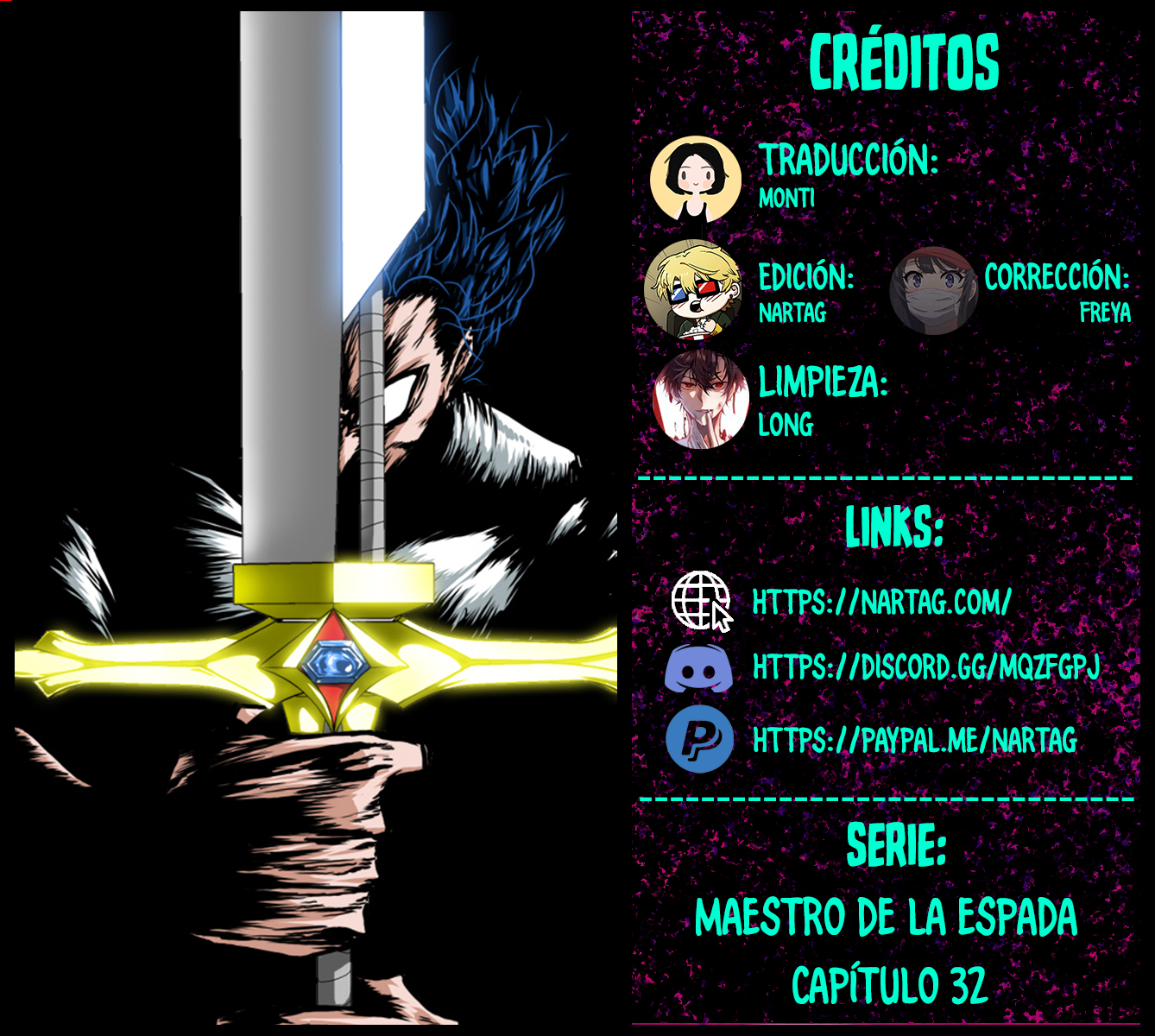 Maestro de la espada capítulo 32 página 1