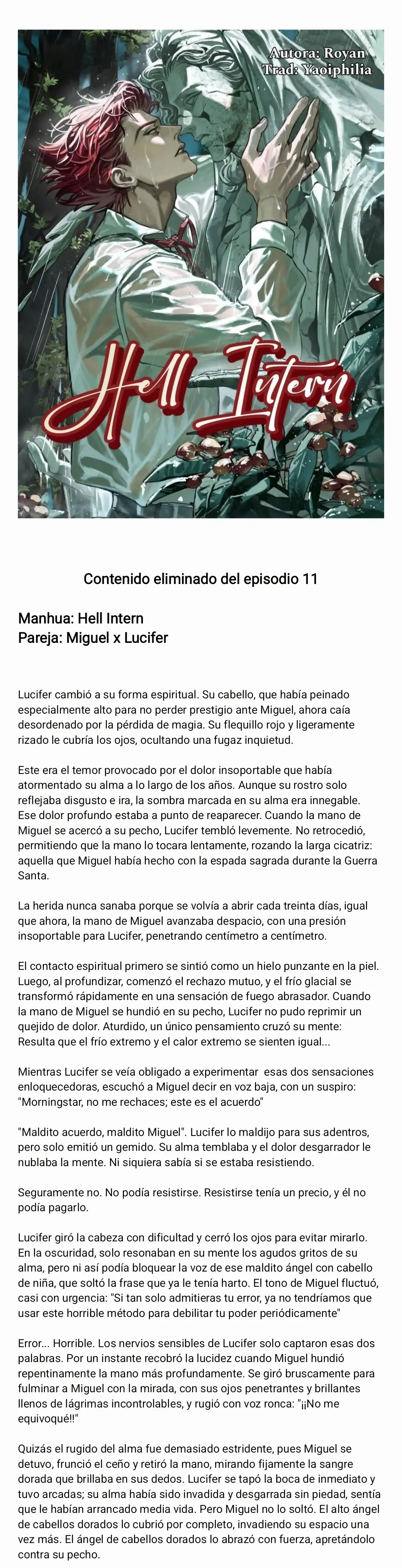 Hell Intern capítulo 12.5 página 1