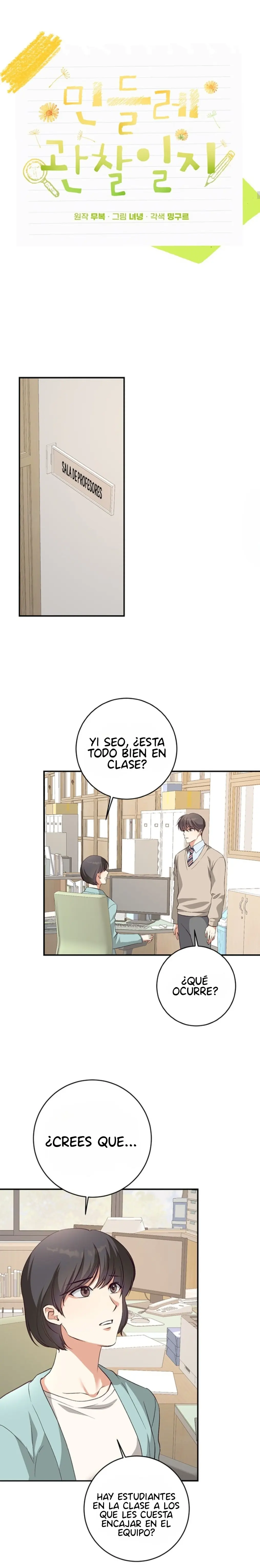 Diario de observación del diente de león capítulo 5 página 8