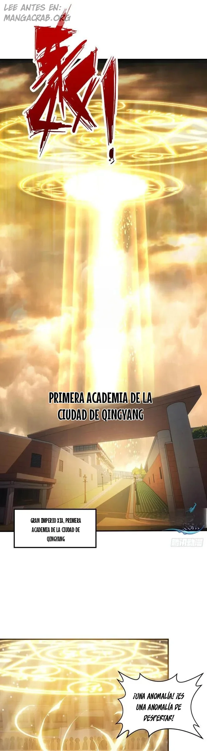 Calamidad de los No Muertos: Con un movimiento de mi mano, un millón de esqueletos se alzan capítulo 1 página 2
