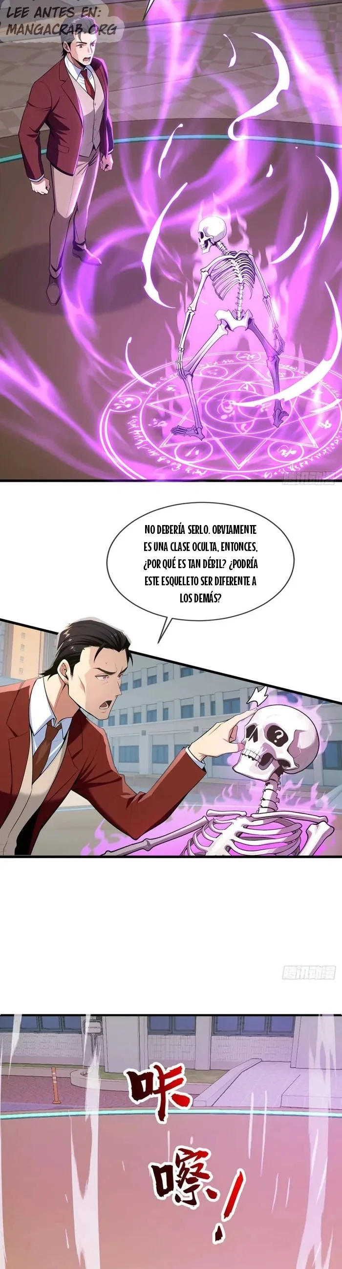 Calamidad de los No Muertos: Con un movimiento de mi mano, un millón de esqueletos se alzan capítulo 1 página 31