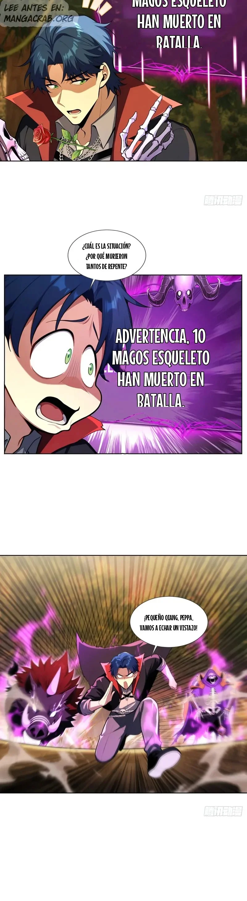 Calamidad de los No Muertos: Con un movimiento de mi mano, un millón de esqueletos se alzan capítulo 19 página 19
