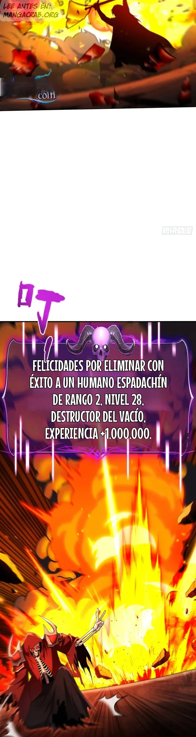 Calamidad de los No Muertos: Con un movimiento de mi mano, un millón de esqueletos se alzan capítulo 20 página 15