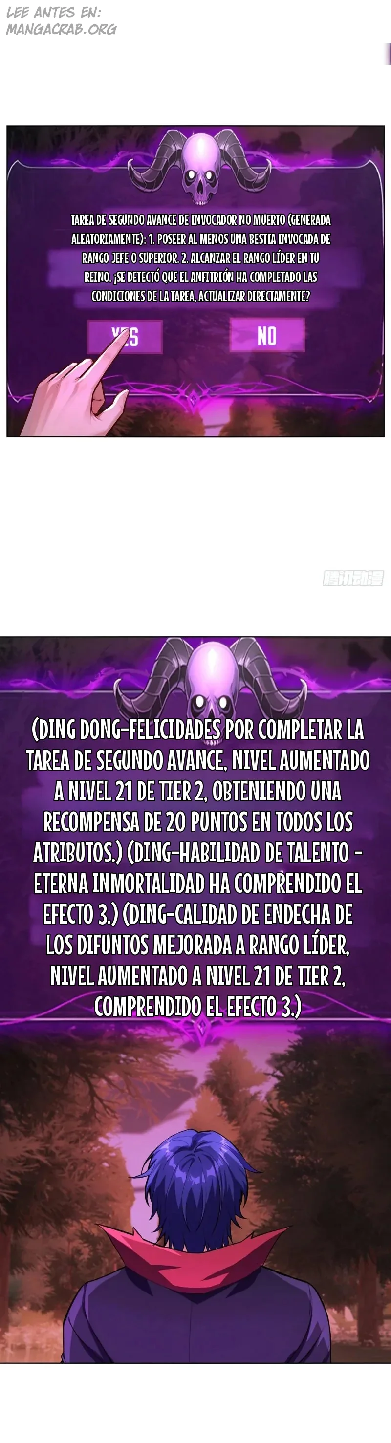 Calamidad de los No Muertos: Con un movimiento de mi mano, un millón de esqueletos se alzan capítulo 20 página 17