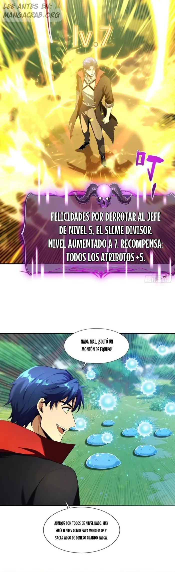 Calamidad de los No Muertos: Con un movimiento de mi mano, un millón de esqueletos se alzan capítulo 5 página 6