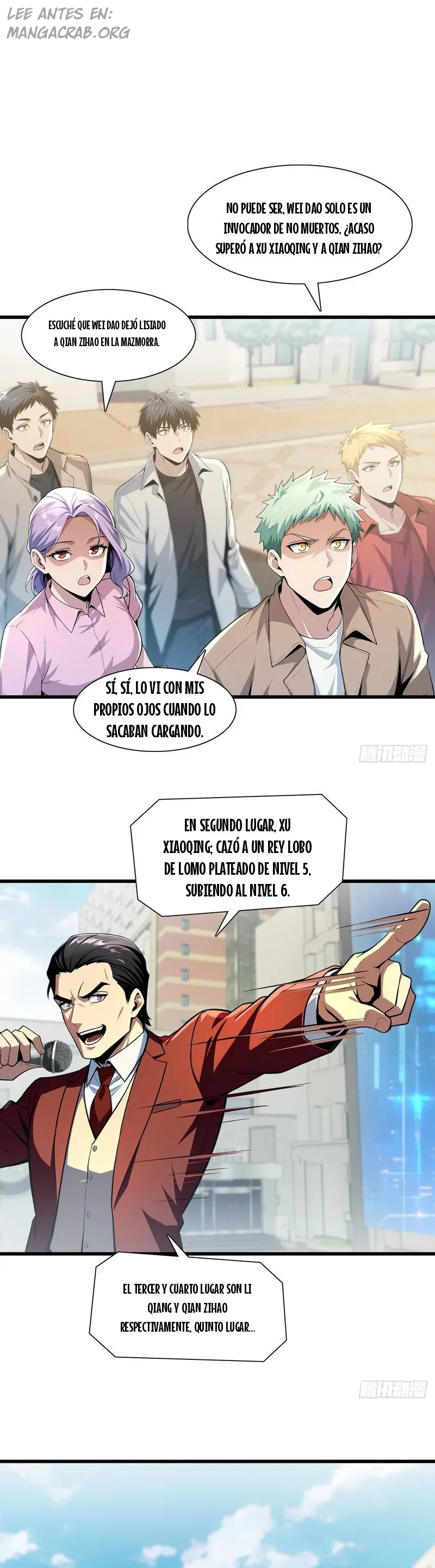 Calamidad de los No Muertos: Con un movimiento de mi mano, un millón de esqueletos se alzan capítulo 7 página 15