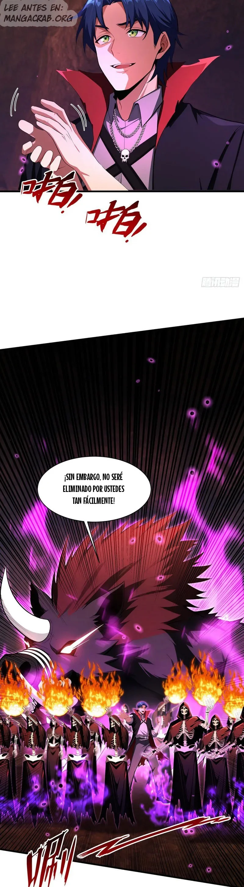 Calamidad de los No Muertos: Con un movimiento de mi mano, un millón de esqueletos se alzan capítulo 9 página 9