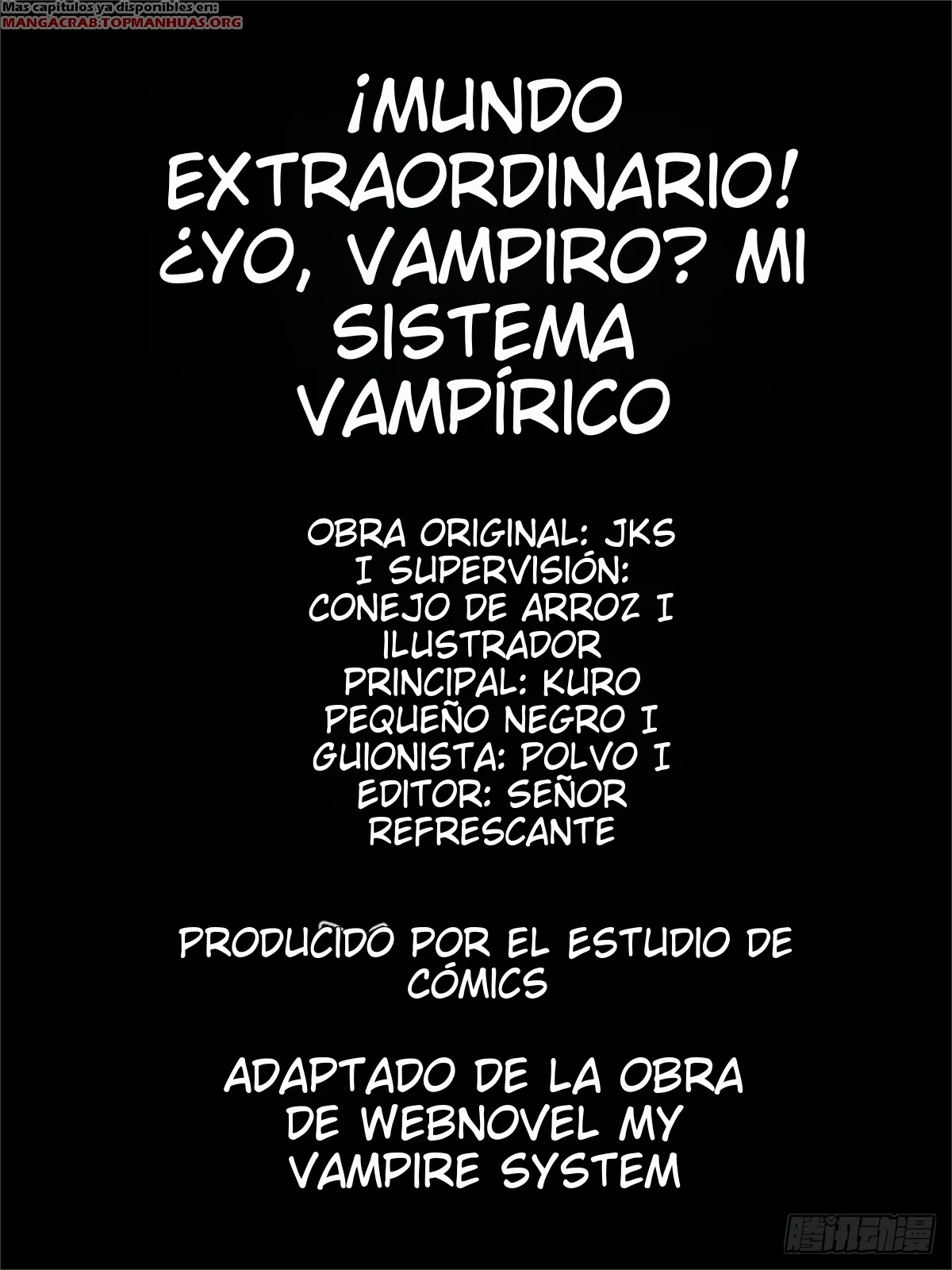 Mi Sistema Vampiro: Un Mundo Extraordinario capítulo 10 página 1