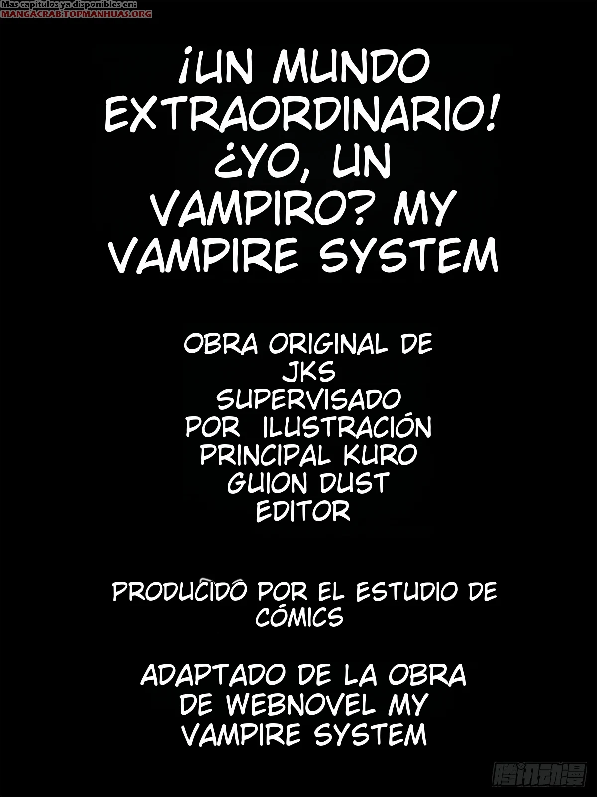 Mi Sistema Vampiro: Un Mundo Extraordinario capítulo 8 página 1