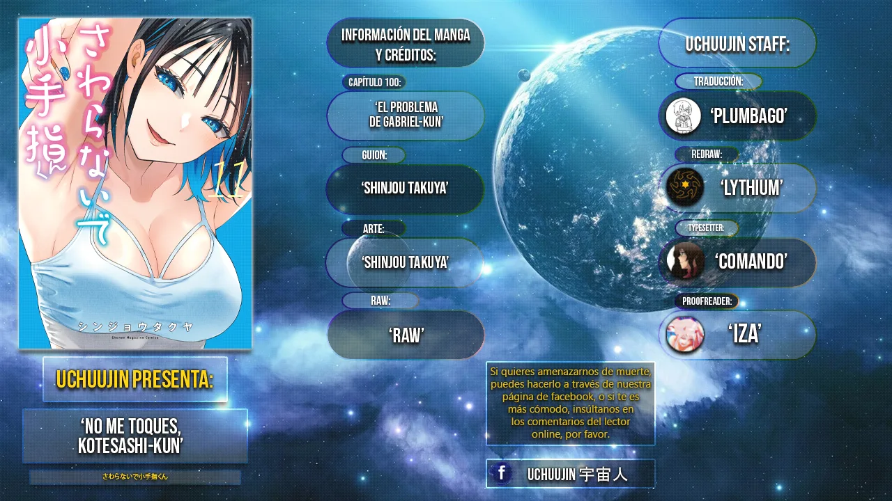 No me Toques, Kotesashi-kun capítulo 100 página 2