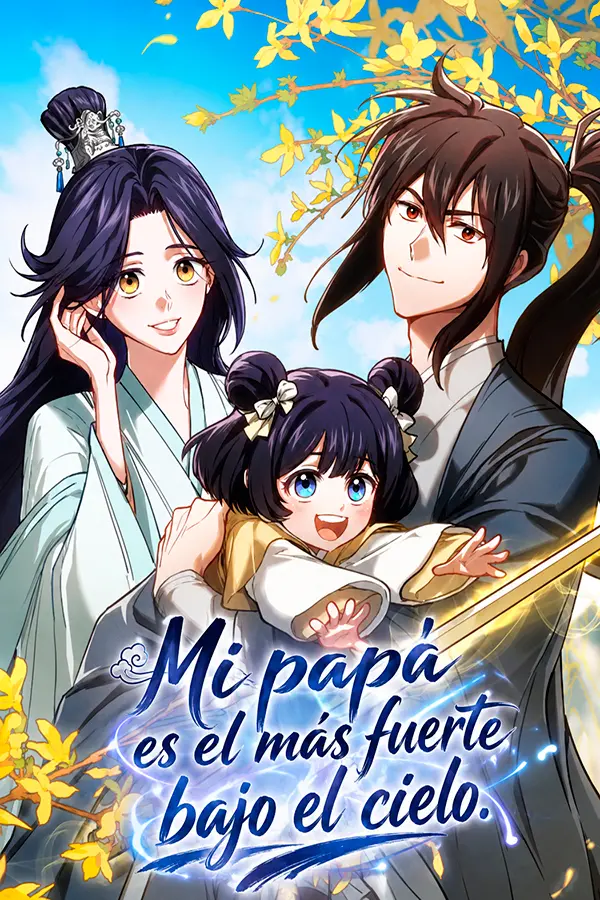 Portada de Mi papá es el más fuerte bajo el cielo.