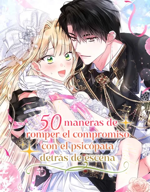 Portada de 50 maneras de romper el compromiso con el psicópata detrás de escena