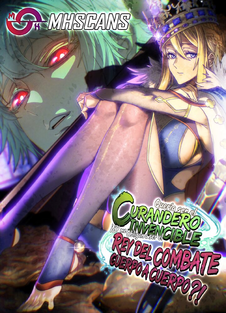 Portada de El Rey del Combate Delincuente Sin Rival es en Realidad un Sanador en el Mundo del Juego
