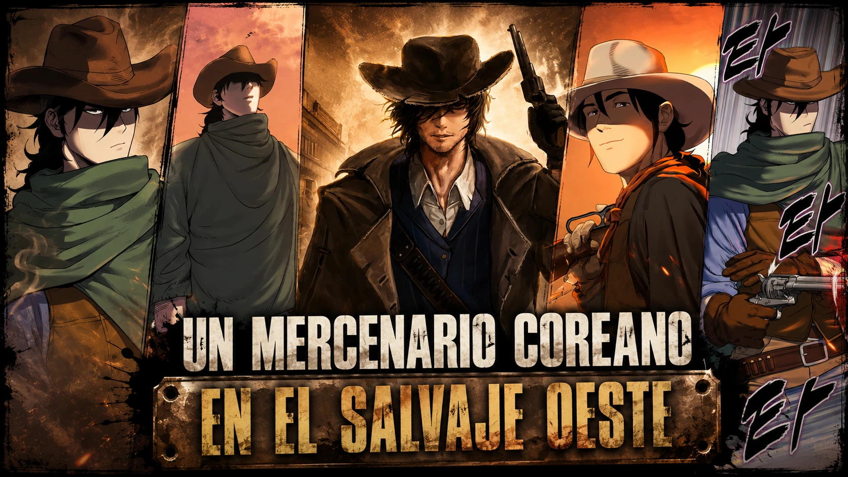 Portada de Un mercenario coreano en el salvaje oeste
