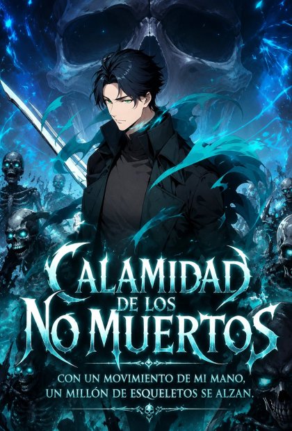 Portada de Calamidad de los No Muertos: Con un movimiento de mi mano, un millón de esqueletos se alzan